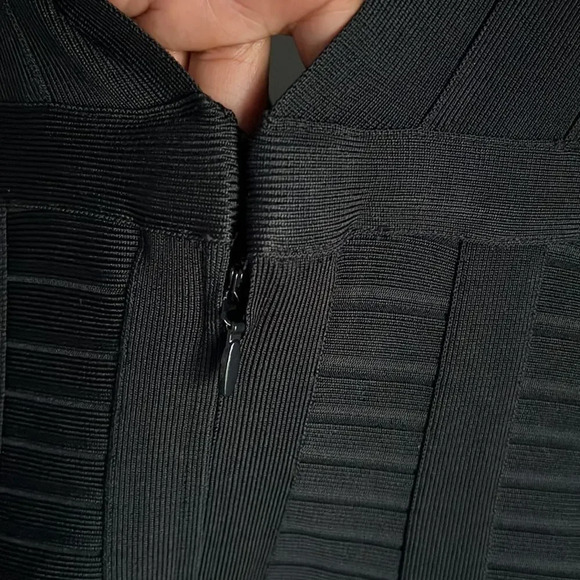 Herve Leger Noma Signature Essential Bandage Dress, Black - Picture 11 of 15